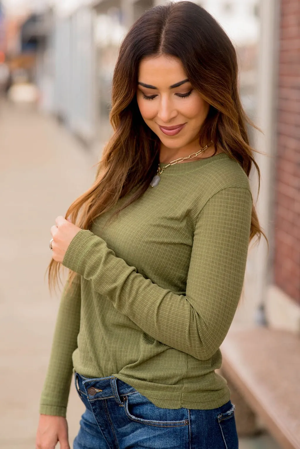 Subtle Grid Textured Tee