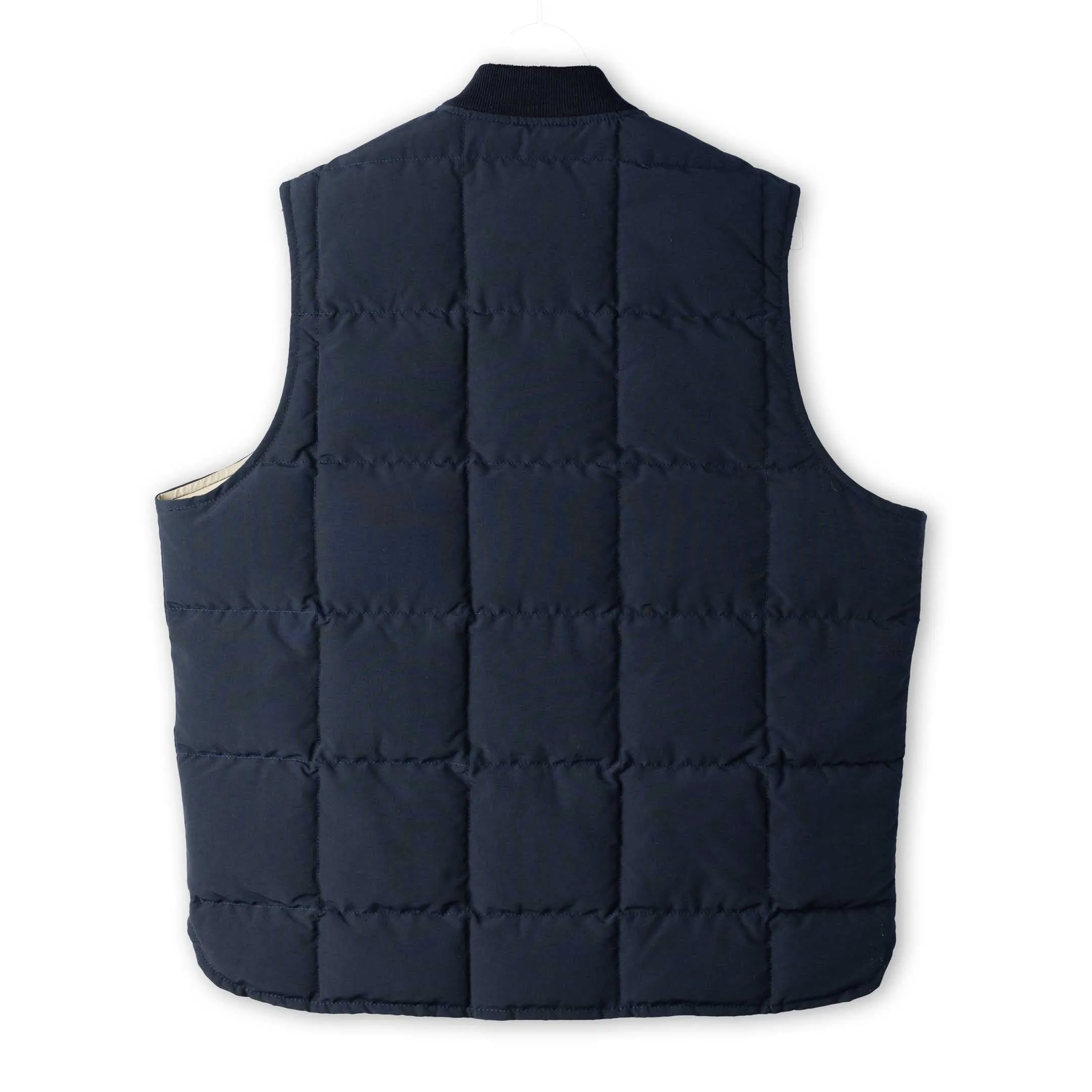 The Real McCoy's Cotton/Nylon Down Vest Navy