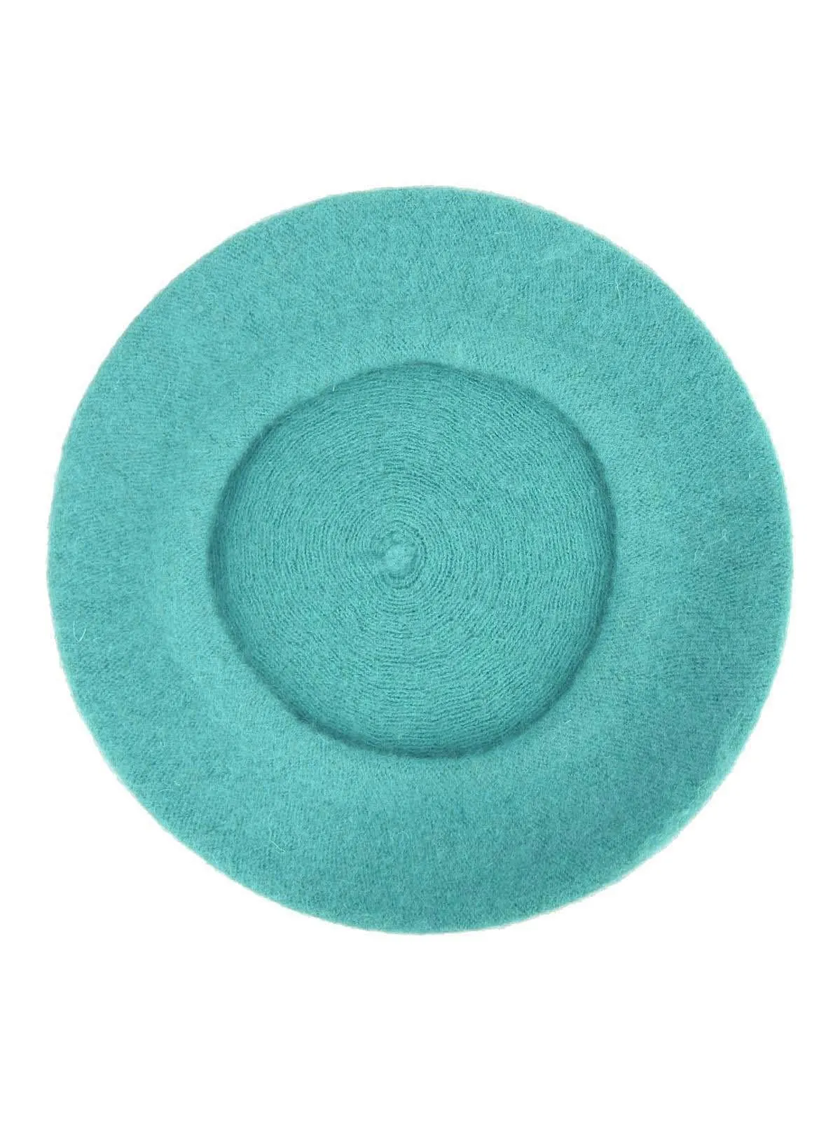 Turquoise Vintage Style Pure Wool Beret