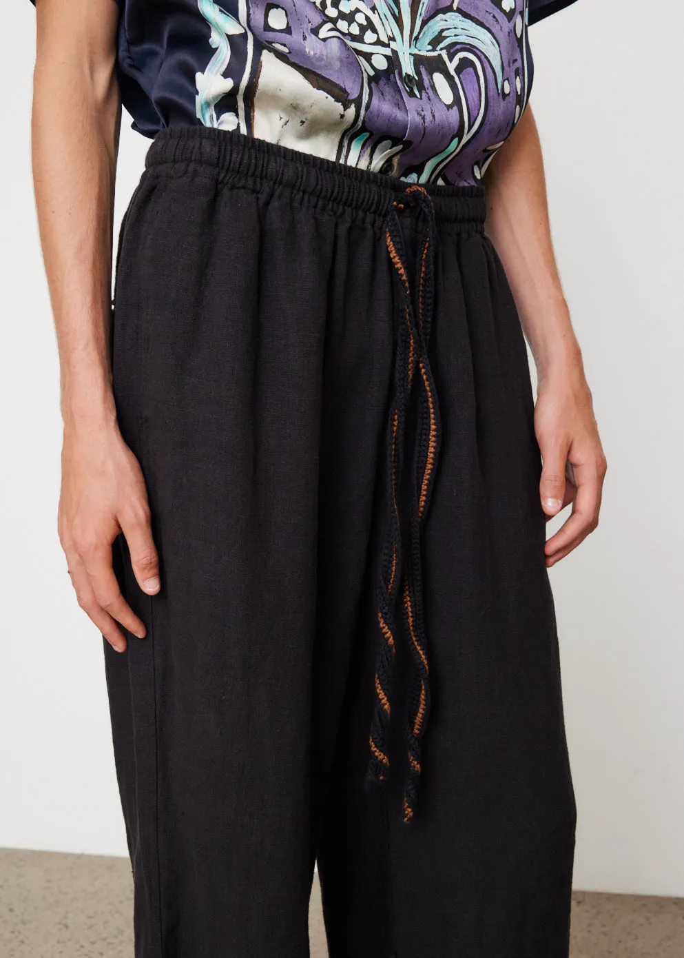 Wide Leg Linen Pants