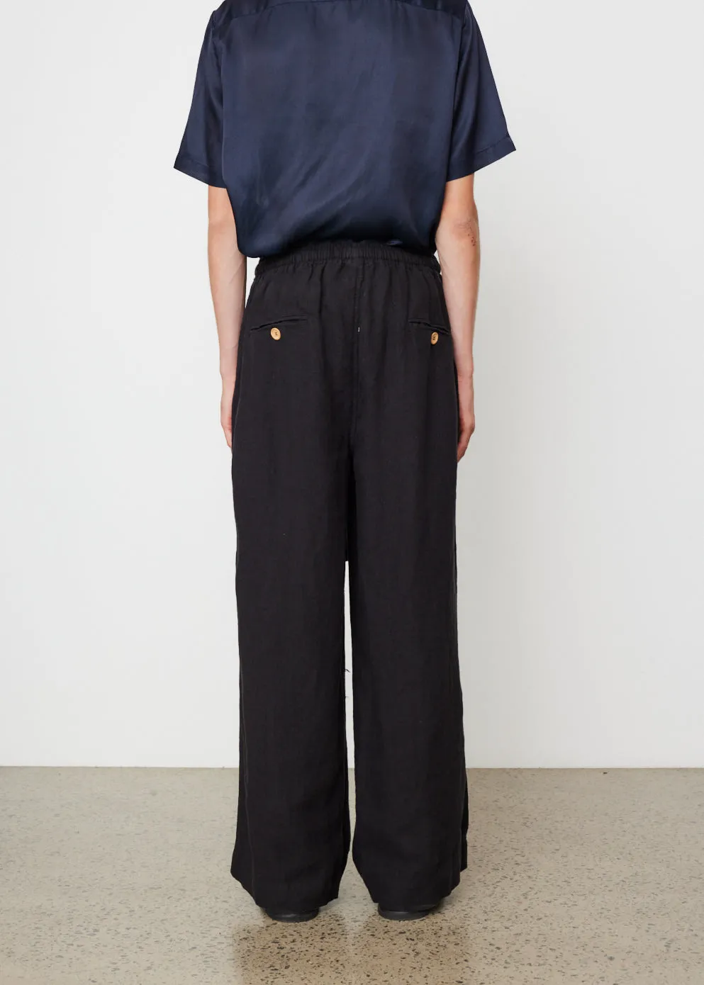 Wide Leg Linen Pants