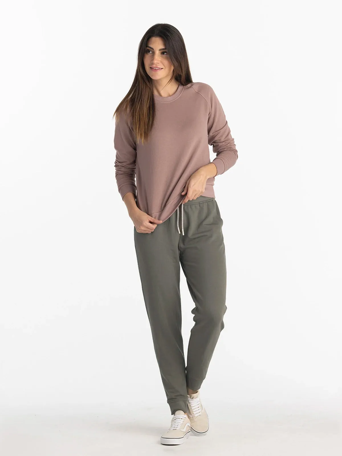 Women's Bamboo Lightweight Fleece Jogger - Fatigue