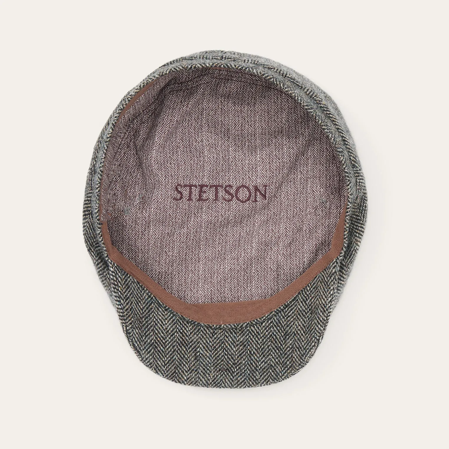 Wool Herringbone Driver Cap