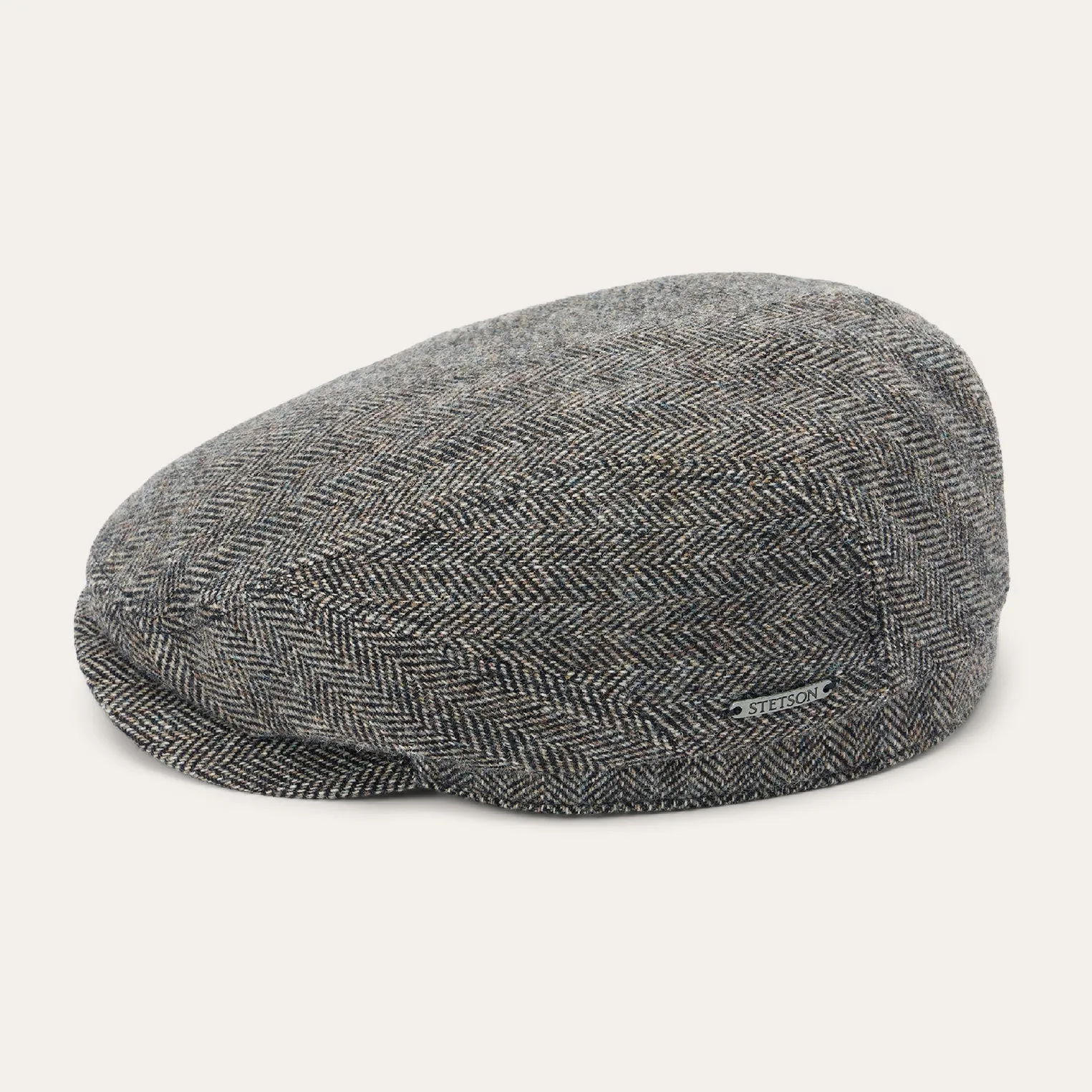 Wool Herringbone Driver Cap