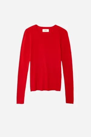 Xirena Crewe Sweater in Bright Flame